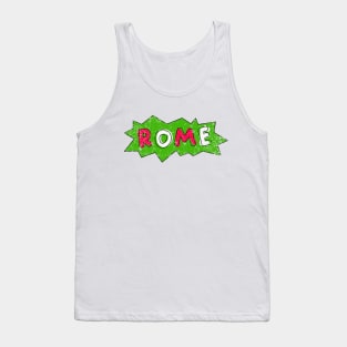 Rome Italy Flag Tank Top